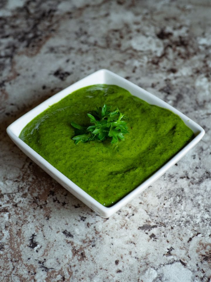 Chimichurri (Quick and Easy) (Gluten Free, Vegan) - The Nessy Kitchen