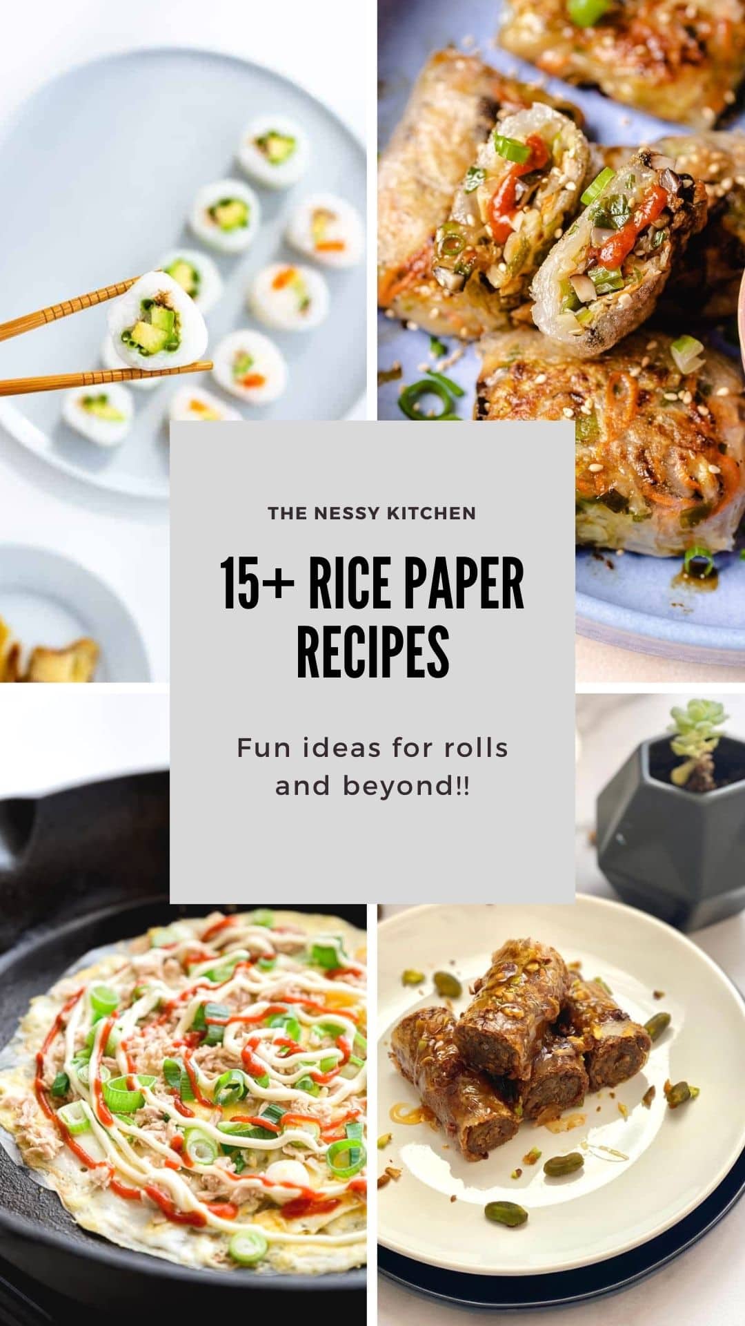 Ingredient IQ: Rice Paper Wrappers in 2023  Rice paper wrappers, Rice  paper recipes, Rice wrappers