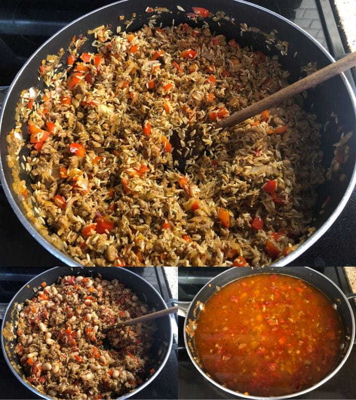 Italian Sausage Rice Skillet The Nessy Kitchen