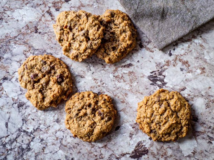 Oat Flour Oatmeal Cookies The Nessy Kitchen