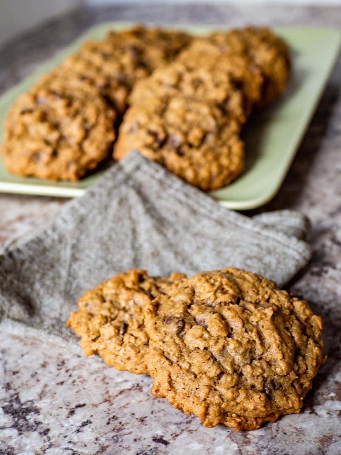 Oat Flour Oatmeal Cookies The Nessy Kitchen