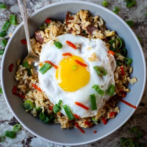 Breakfast Fried Rice - The Nessy Kitchen