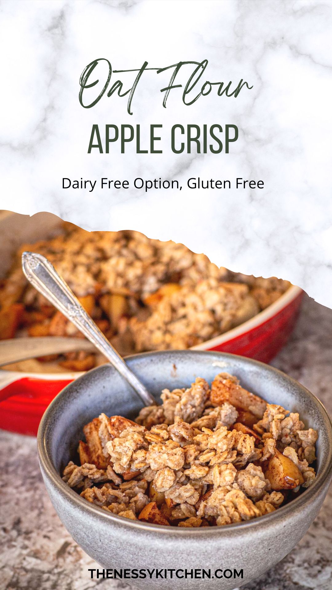 Oat Flour Apple Crisp The Nessy Kitchen