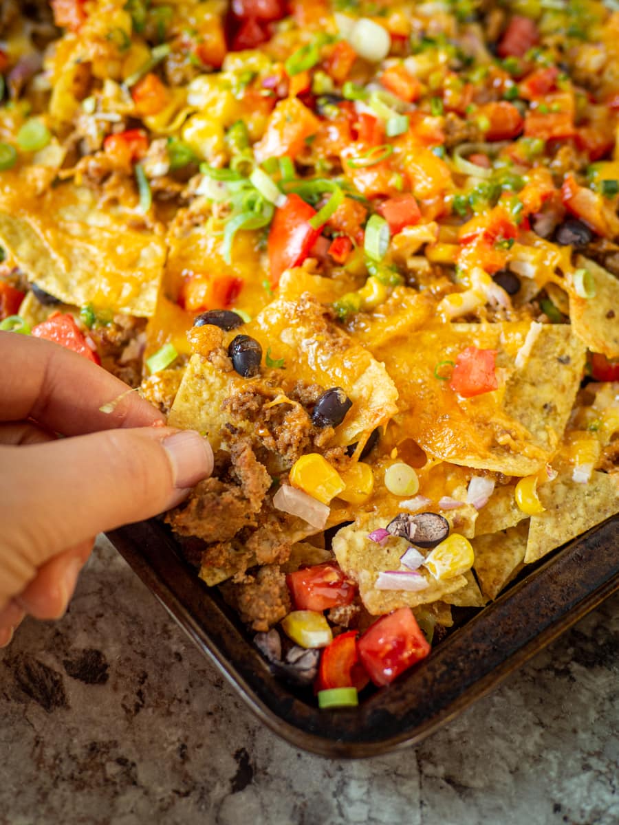 nachos with ground turkey