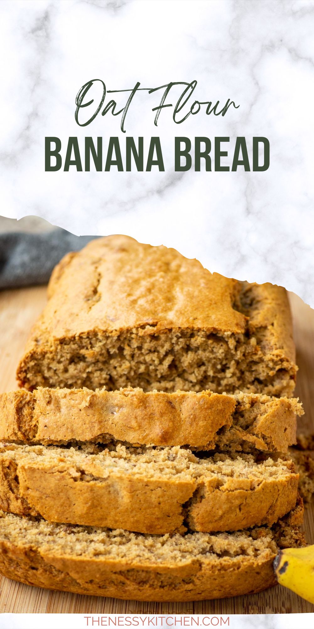 Oat Flour Banana Bread The Nessy Kitchen
