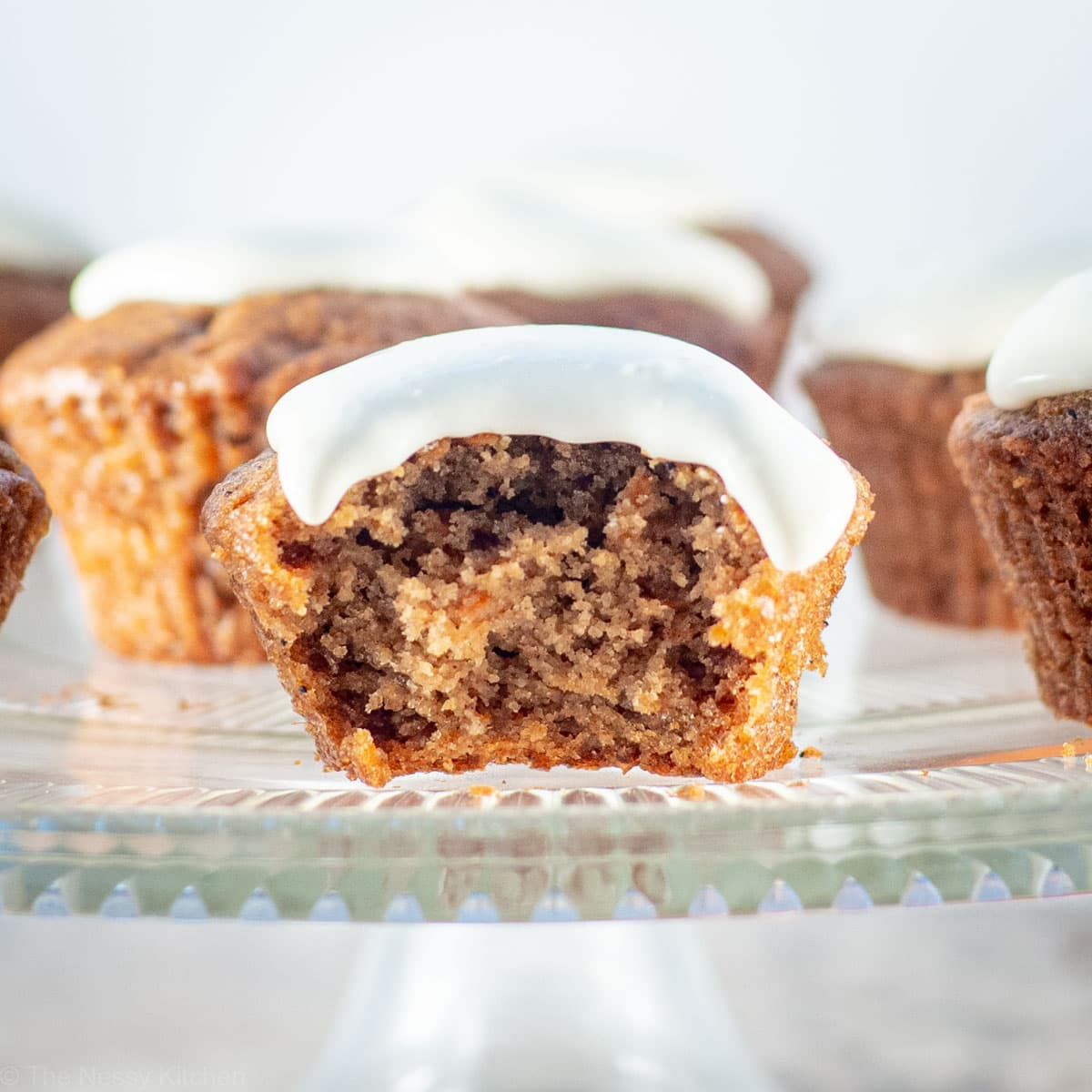 Oat Flour Carrot Cupcakes
